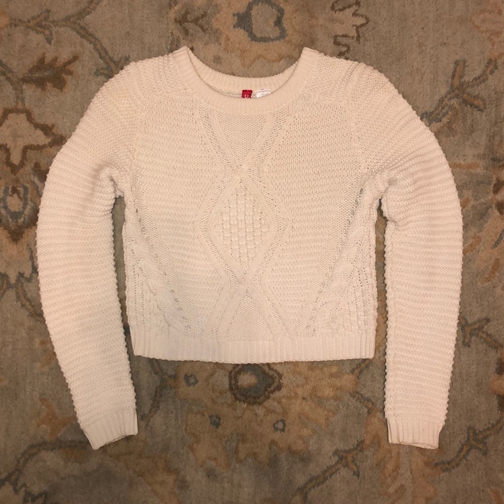 Chunky Knit Crop Sweater